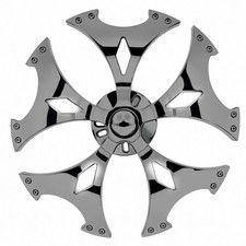 20 Chrome Spinners Wheels Rims Fits Any 56 Lug Wheels Free Install Kit