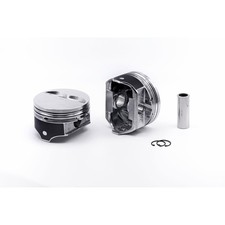 Kb Piston Set 9911hc.040 Hypereutectic 4.165 Flat Top 5.7 In. Rod For 400 Sbc