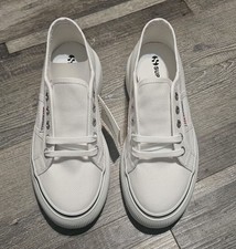 🩷💙Superga 2287 linea bolla bianco-nero taglia 6 donna 4,5 uomo❤️💙