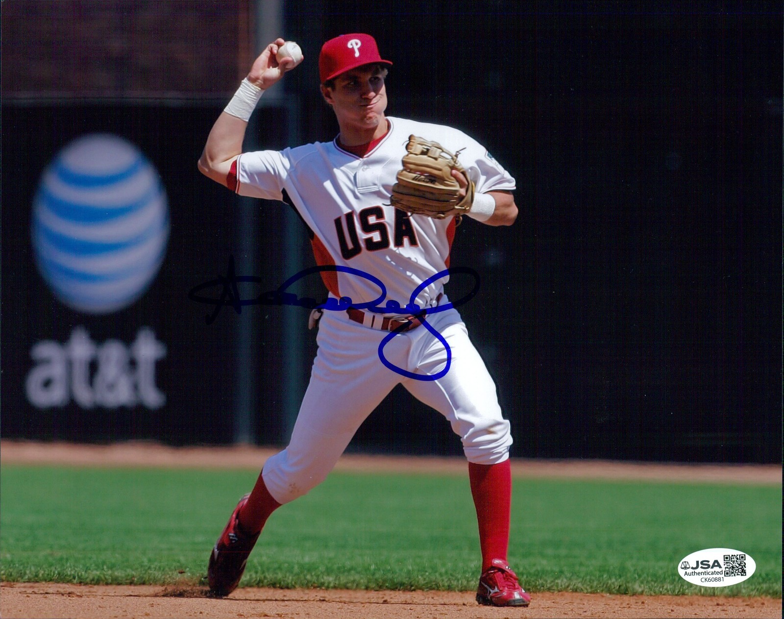 Adrian Cardenas Autographed Signed Team USA 8x10 Glossy Photo JSA Authenticated 