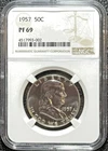 1957  FRANKLIN HALF DOLLAR NGC GRADED PF69 - PROOF (#1869543)