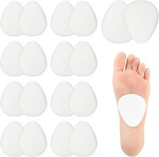 20 Pcs Metatarsal Felt Foot Pad 1/4" Thick , Ball of Cushions for White