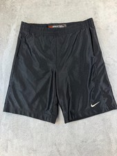 Nike Basketball Shorts Men  s Medium Mesh Dri-Fit Black Athletic