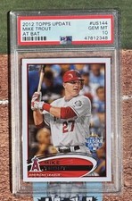 2012 Topps Update MIKE TROUT #US-144 At Bat MLB All Star Game PSA 10 GEM MINT