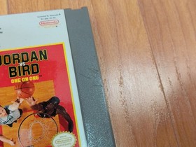 Nr MINTY BOX CIB Jordan vs Bird One on One complete in nintendo nes clean lot