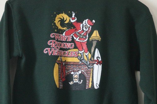 Wave Riding Vehicles (WRV) Christmas Sweatshirt – Youth Large - Skating Santa - Picture 4 of 4