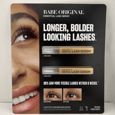 Babe Original Essential Eyelash Serum *READ MORE* 3 month, 2pk =  6 Month Supply