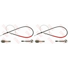 2x TRW Handbremsseil Seilzug Feststellbremse für Audi TT 8N3 1.8 T 8N9