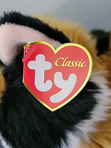 ⭐️ CARLEY ⭐️ 2001 TY CLASSIC COLLECTION Long-haired CALICO CAT - MWMT'S - Picture 2 of 6