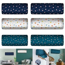 Wall Mounted Air Conditioner Cover Home Snap Drawstring Window AC Unit Cover