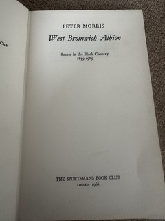 West Bromwich Albion Book 1966