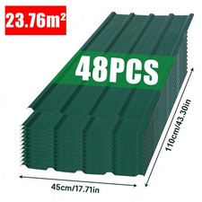 12X-48X Metal Cladding Roof Sheets Corrugated Garage Carport Shed Roofing Panels