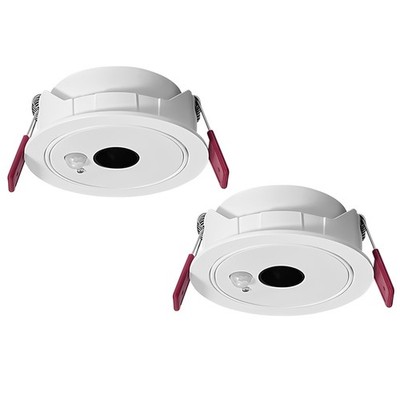 2Pcs LED COB Motion Activated Ceiling Lamp 3'' Mini Spotlight Focus Light Fixture