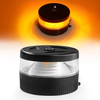 Agrieyes USB-C Wireless Beacon Light, 32 LED Rechargeable Strobe Lights with Mag