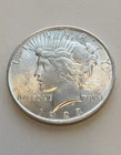 1923-P PEACE SILVER DOLLAR/GENUINE U.S. 90% SILVER COIN/UNCIRCULATED/NICE DETAIL