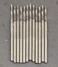 12 Kromhard .032" or .81mm Micro Drills #67 1.5mm Shank HSS USA - 0.81mm 0.81 mm