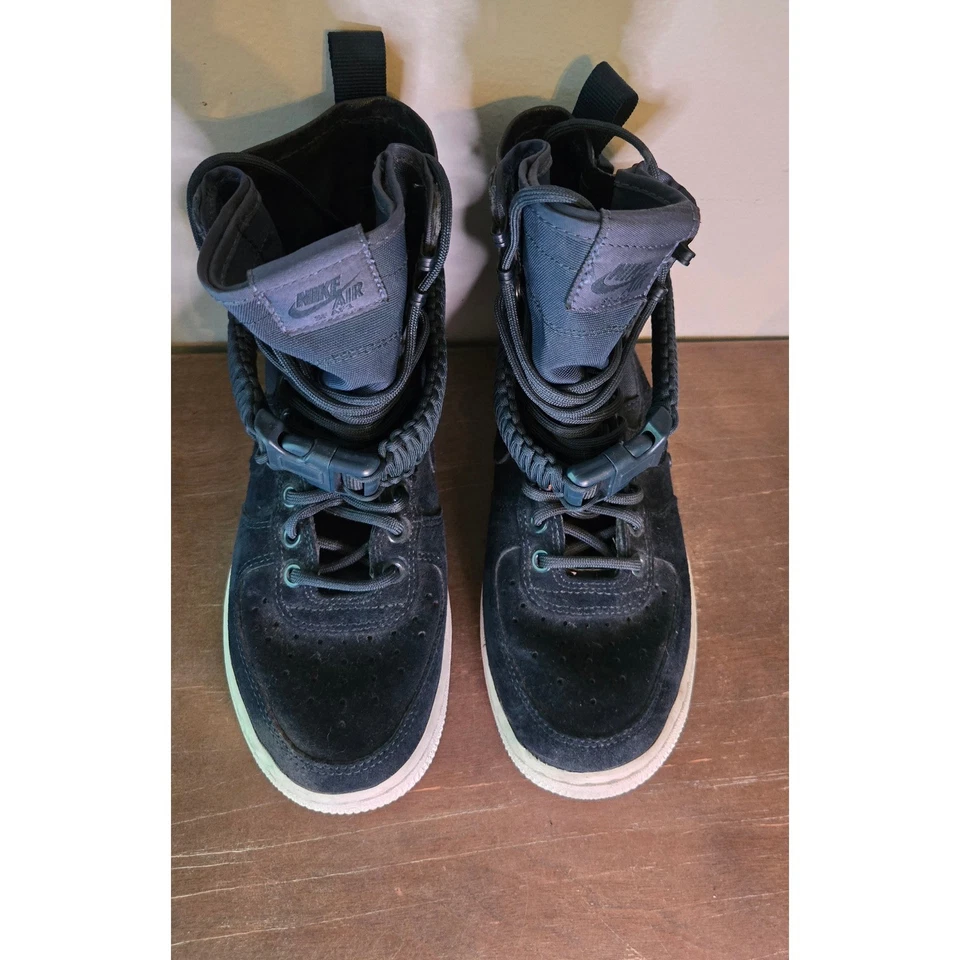 Nike Air Force 1 SF High Top Sneakers Boots Blue Sport Casual Women's 6 - Image 3 of 4