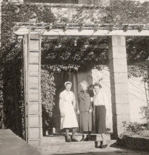 5/977 PHOTO WOMEN NURSE UNIFORM ARMBAND MILITARY HOUSE GREENING TOWER ?