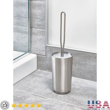 Toilet Brush Holder Set Freestanding Metal Bathroom Cleaner Tool Accessory New