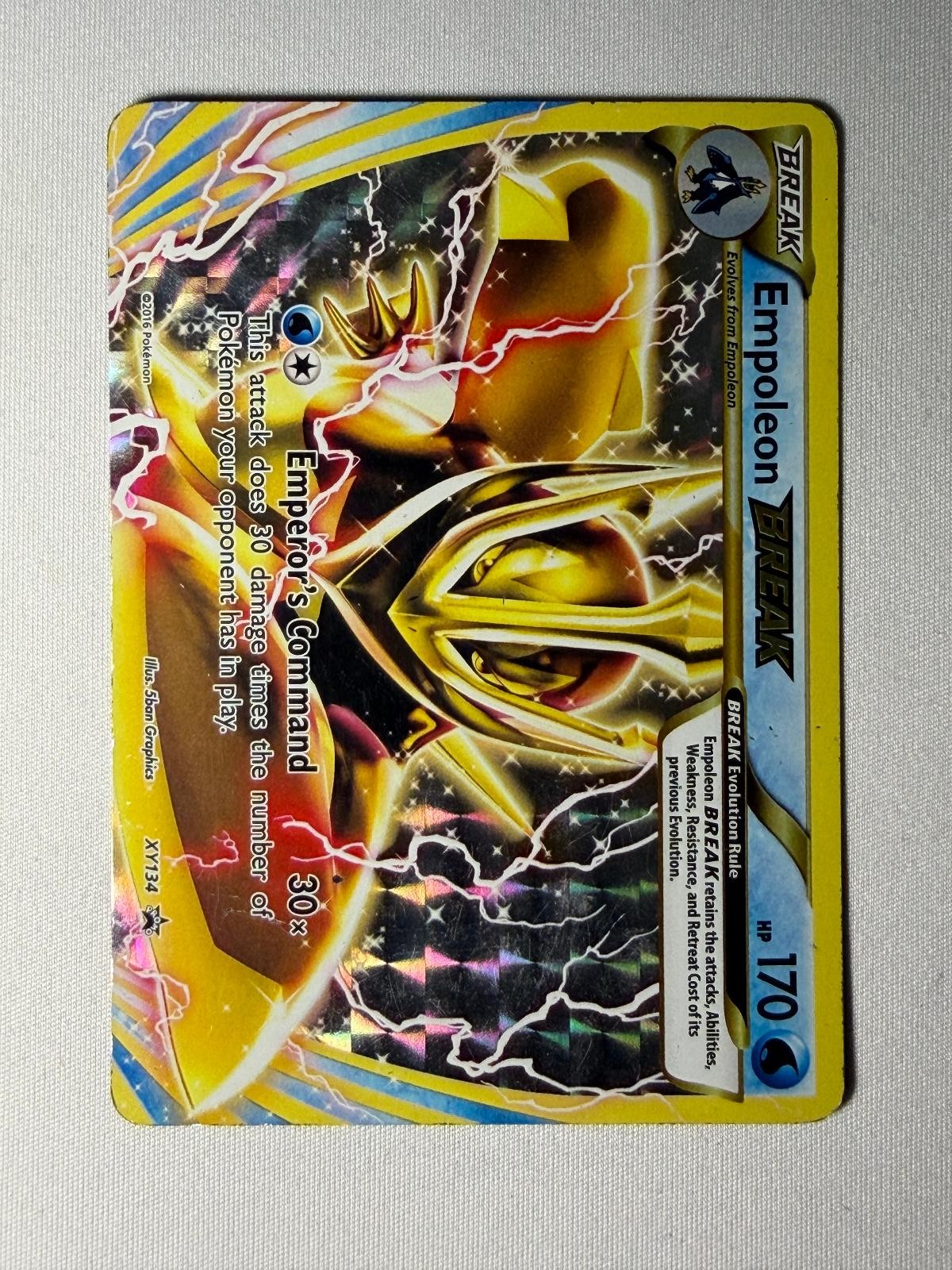EMPOLEON BREAK XY134 HOLO P XY PROMO POKEMON NM/M EMPOLEON BREAK
