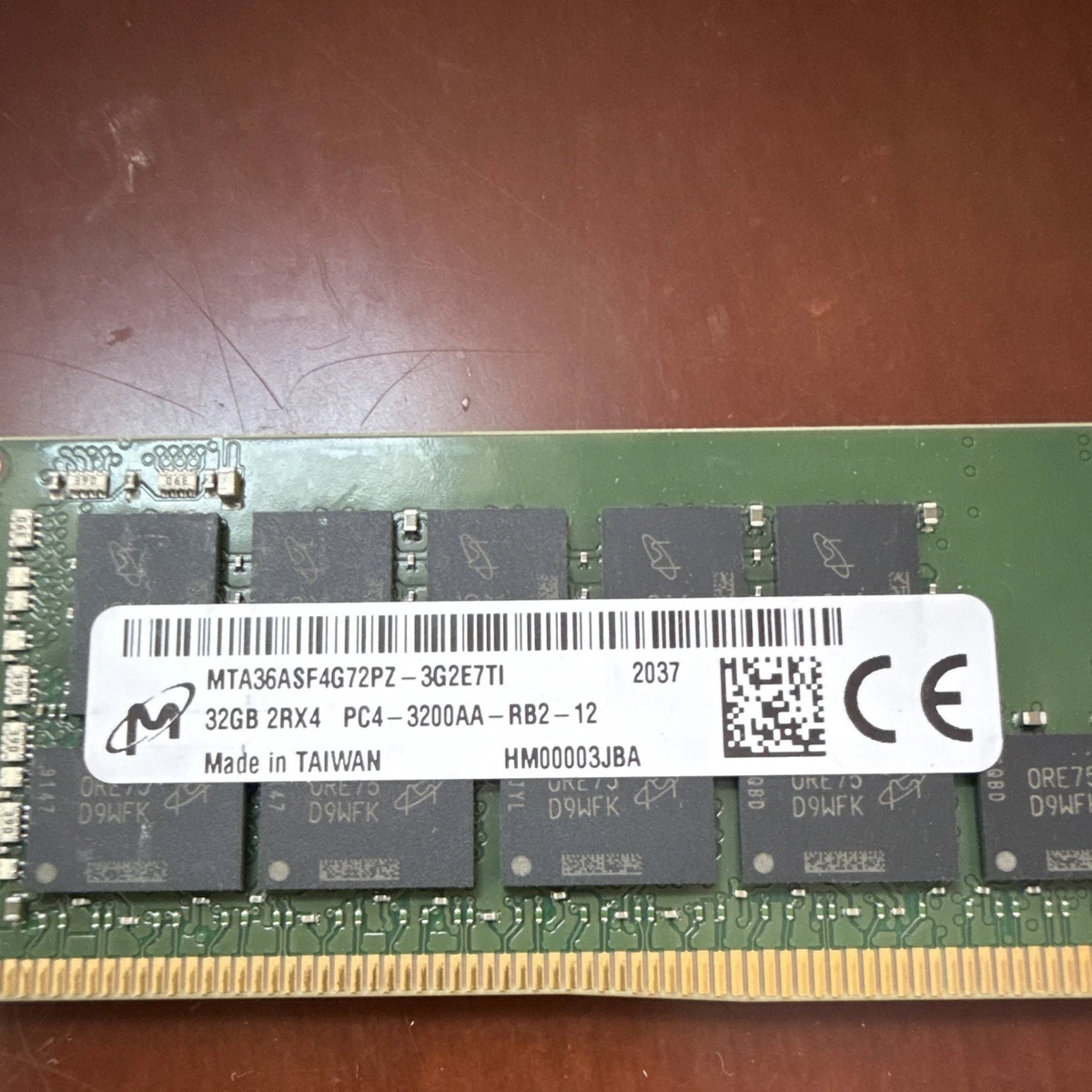 Micron DDR4 SDRAM 32 GB Total Capacity Memory (RAM) for sale | eBay