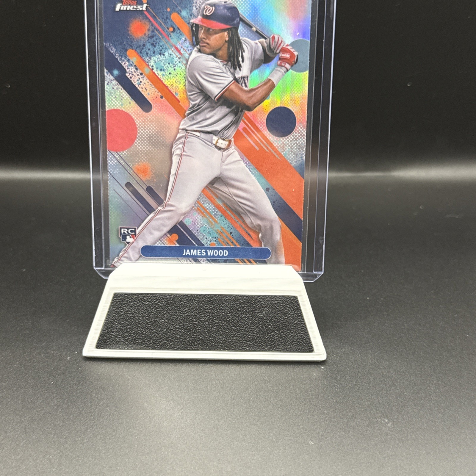 James Wood REFRACTOR 2025 Topps Finest Baseball Rookie 100 Nationals MLB RC