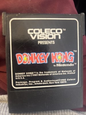 Donkey Kong (Coleco Vision) by Nintendo 1981 Good Shape 