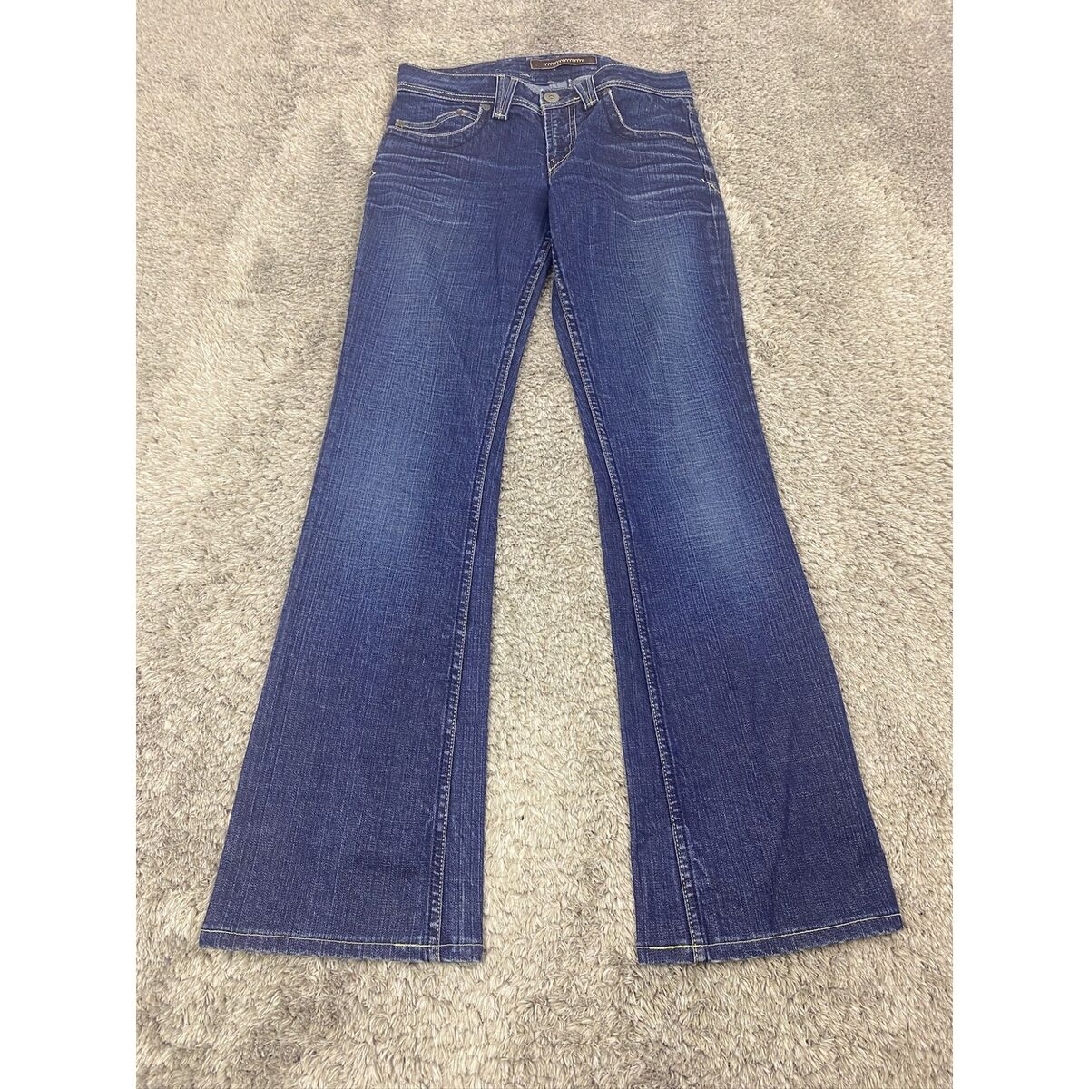 Yanuk Jeans Womans 28x32 Visionary Boot Cut Flared Low Rise Yanuk Jeans Womans 28x32 Visionary Boot Cut Flared Low Rise