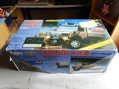MERCEDES RALLY UNIMOG 4 WD RADIO COMMANDE NIKKO EN BOITE - Photo 1/4