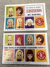 Vintage Barbie The World Of Barbie Fashions Books 1  2 By Mattel  297-38