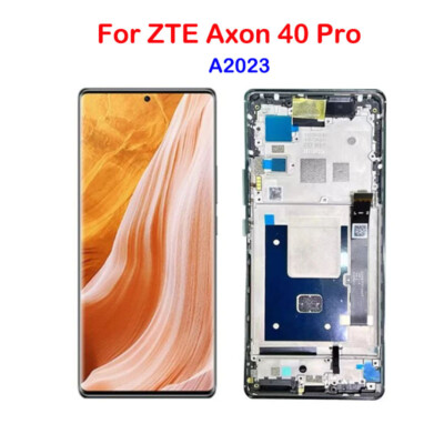 6.67'' For ZTE Axon 40 Pro A2023 AM-OLED Display Touch Screen Digitizer Assembly