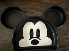 Disney Baby Bumkins Mickey Suction Bowl Silicone Black  White