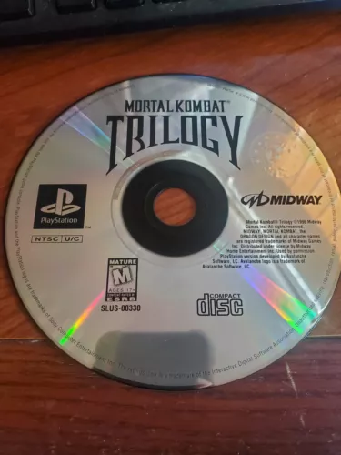 Mortal Kombat Trilogy (PlayStation 1 PS1, 1996) Disc Only Tested