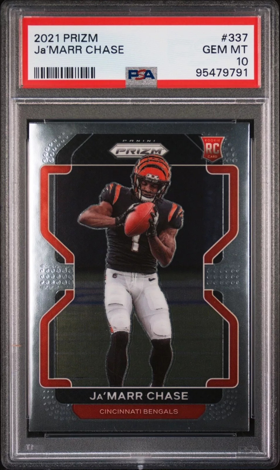 Jamarr Chase trading card