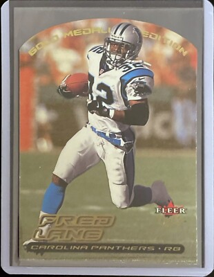 Fred Lane - 2000 Fleer Ultra Football - Die Cut - Gold Medallion #97G