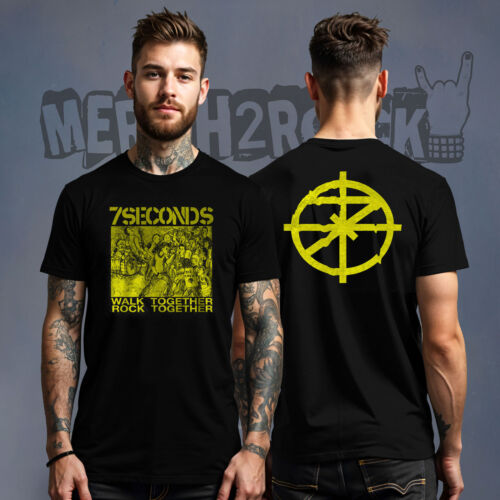 Authentic 7 Seconds Walk Together Rock Together T-Shirt S M L XL 2XL NEW - Picture 6 of 7