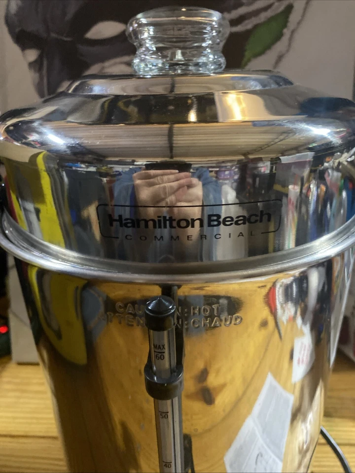 Hamilton Beach D50065 Commercial 60-Cup Stainless-Steel Coffee Urn - Image 2 of 4