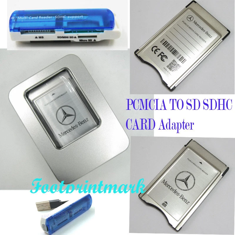 PCMCIA TO SD SDHC CARD Adapter fr Mercedes-Benz+SanDisk 16G 170MB/s' Card+Reader - Image 2 of 4