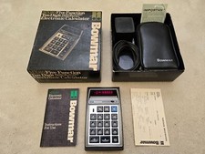 Bowmar MX90 Electronic Calculator, box, case,...