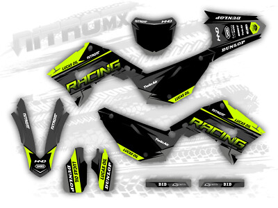 Grafik passend POLISPORT RESTYLE Honda CR 125 250R 2002 - 2007 FLUO/NEON Dekor