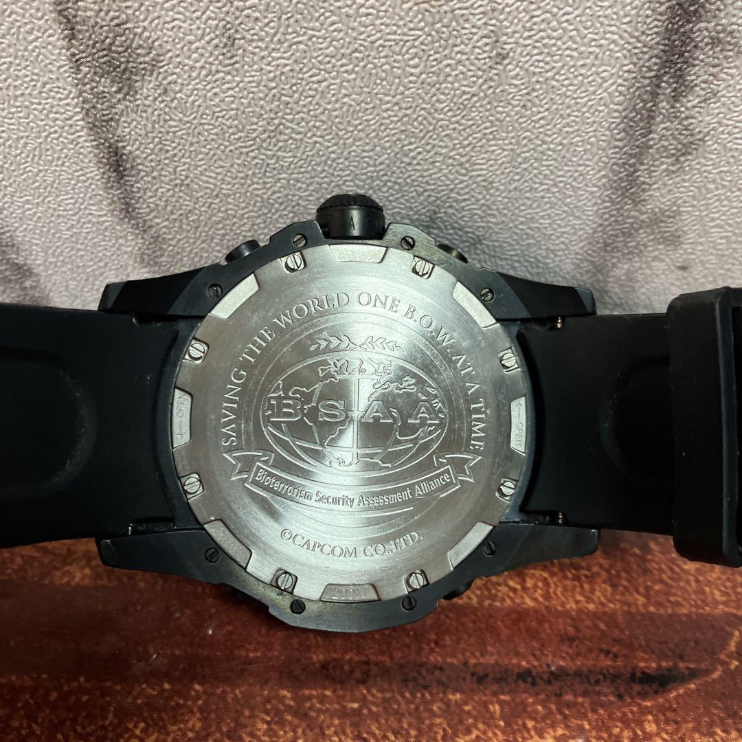 Rare E-Capcom limited item BIOHAZARD BSAA.ver quartz watch F/S | eBay