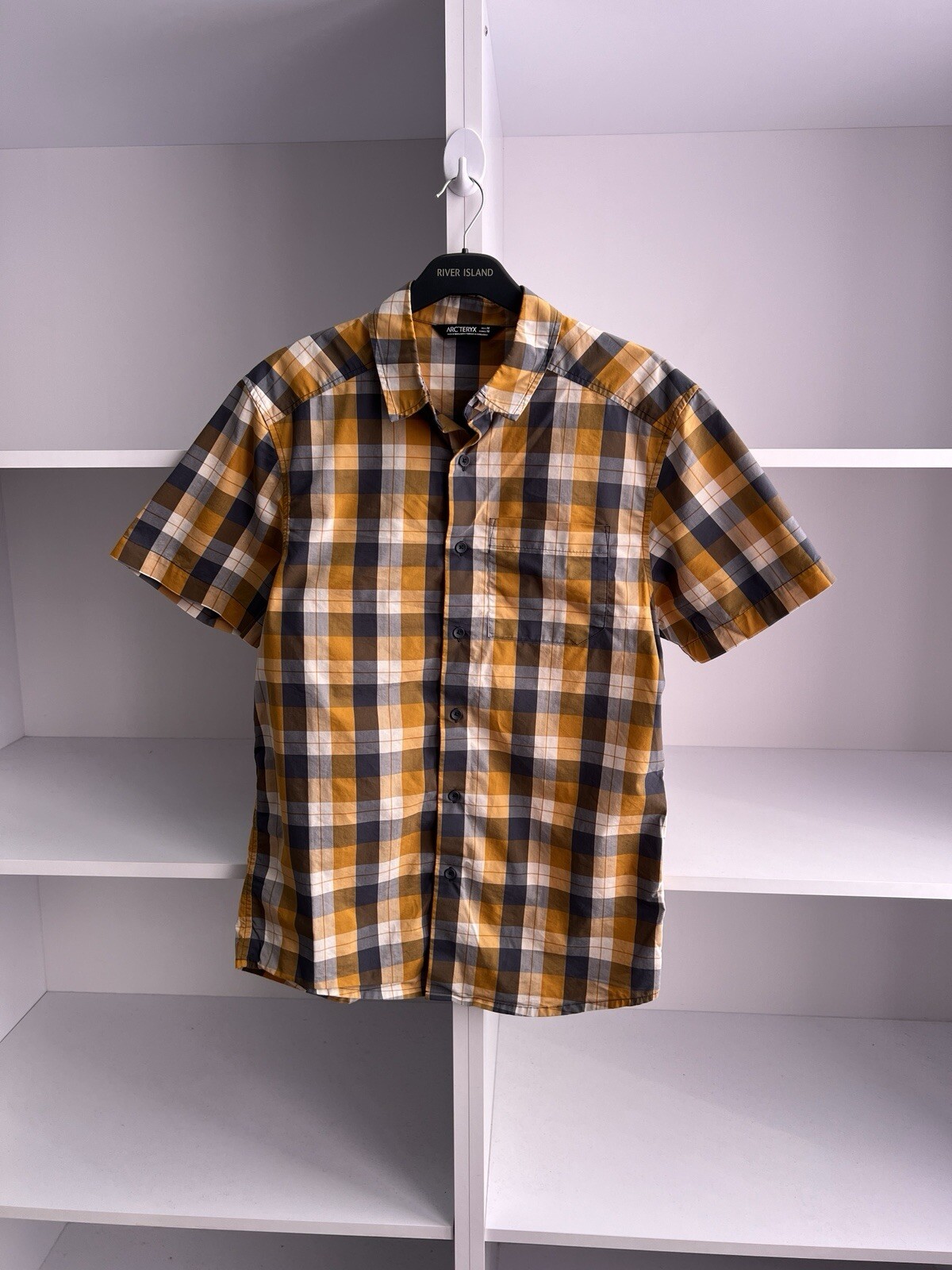 Camicia Arc'teryx Outdoor Life Drill a scacchi con bottoni
