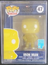 Figura Vinilo Amarillo Funko Pop Art Series Iron Man #47 Infinity Saga