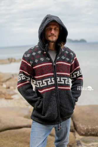 fleece lined wool hoodie
