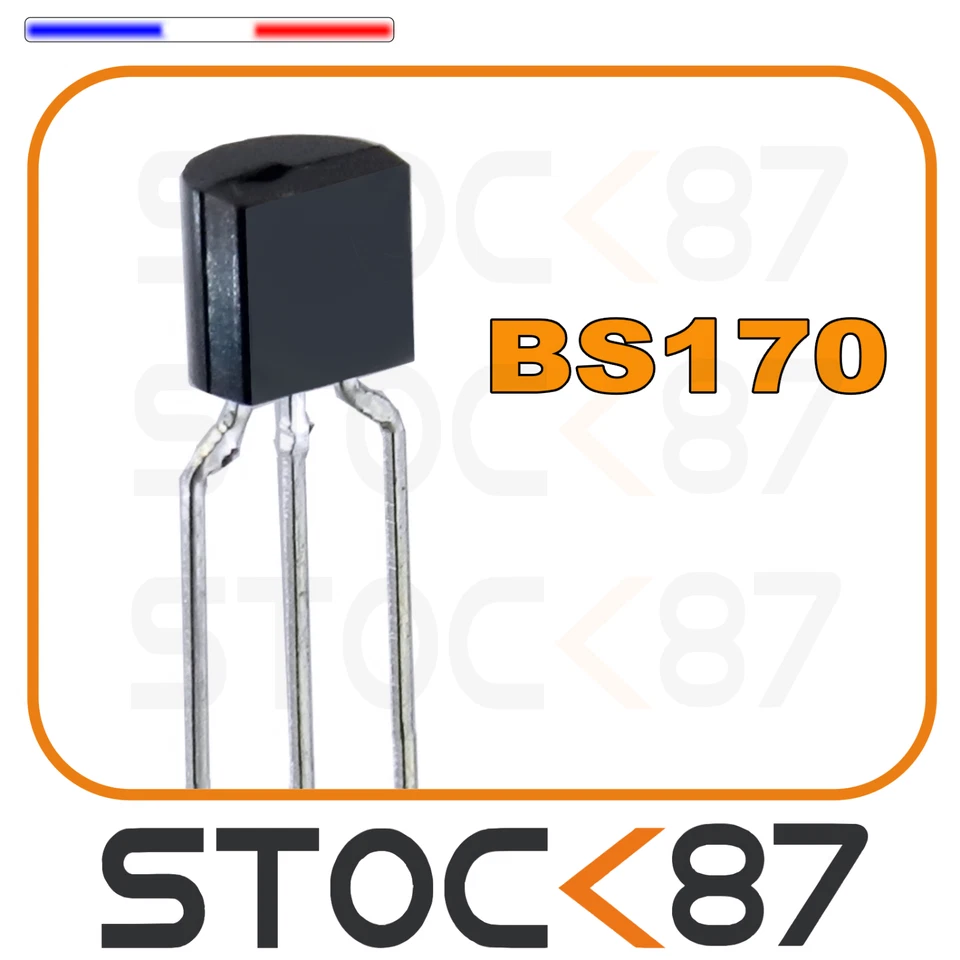 1588# Transistor mosfet BS170 canal N 60v 0,5A