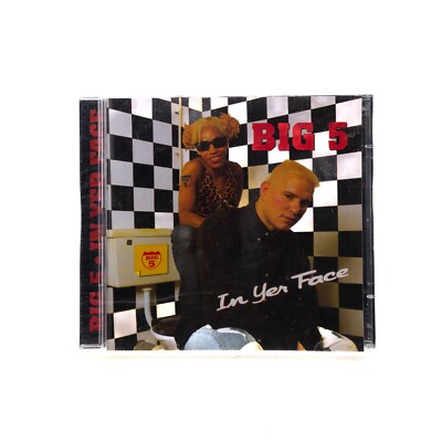 CD Big 5  : In Yer Face / Live Injection (New & Sealed)