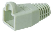 10 Stück RJ45 Knickschutztülle grau RJ45 T�...