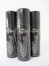 AGADIR Root Concealer BLACK Temporary Touch Up Spray Gray Coverage 2 oz Lot of 3