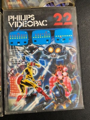 LOT 12 JEUX VIDEOPAC PHILIPS   1 2 6 14 22 23 24 25 29 33 34