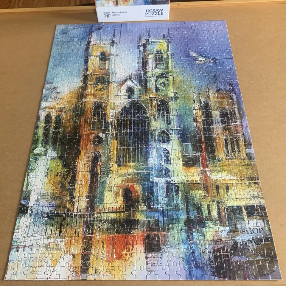 Westminster Abbey 750 Piece Jigsaw Puzzle Excellent Condition, Complete - Image 2 of 4